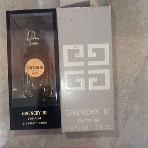 Givenchy III Parfum with Silver Cap